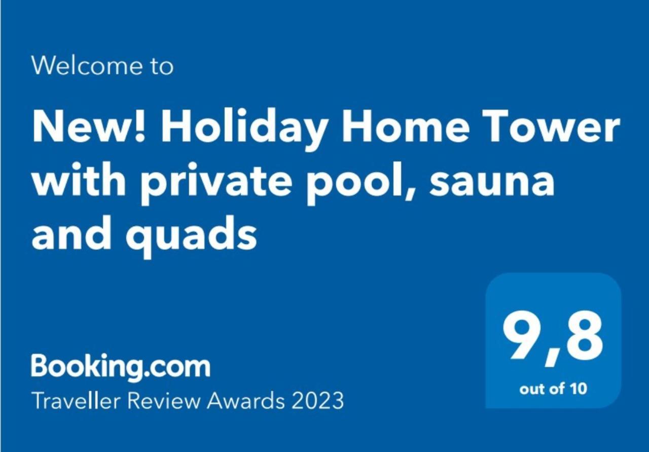 Holiday Home Tower With Private Pool, Sauna And Quads Smilcic Exterior foto